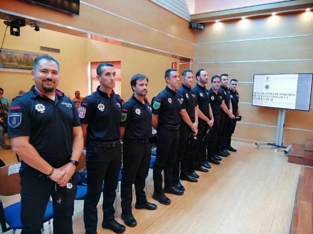 9 nuevos cabos se incorporan a la plantilla de la Policía Local de Molina de Segura