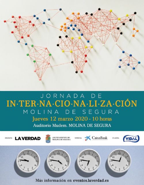 Molina de Segura acoge una Jornada de Internacionalización el jueves 12 de marzo