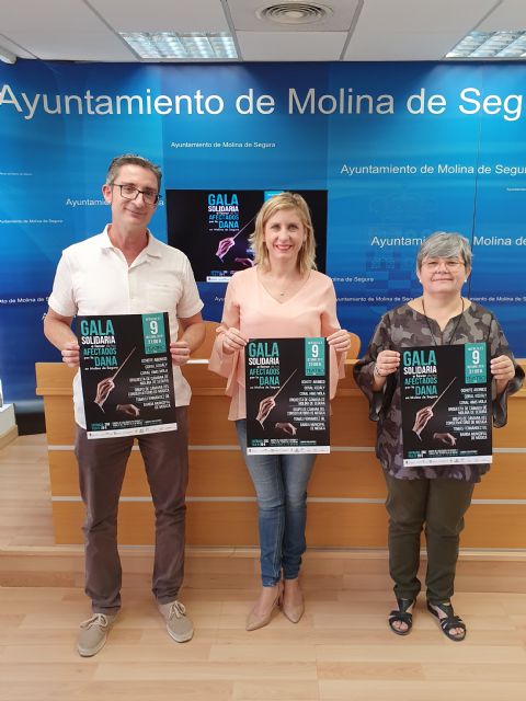 El Teatro Villa de Molina acoge la Gala Solidaria a favor de los afectados por la DANA en Molina de Segura el miércoles 9 de octubre