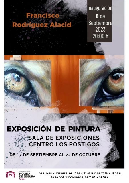 La Sala de Exposiciones Los Postigos de Molina de Segura acoge la exposición EGO FURTIVO, la mirada oculta, de Francisco Rodríguez Alacid, del 7 de septiembre al 22 de octubre