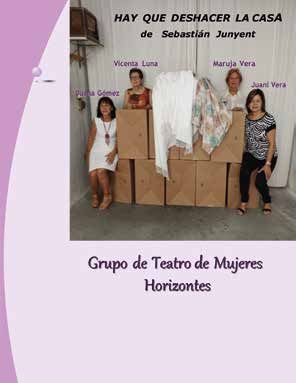 El Grupo de Teatro de Mujeres Horizontes representa  la obra HAY QUE DESHACER LA CASA el viernes 8 de marzo en el Teatro Villa de Molina, segunda cita del Ciclo de Teatro Aficionado FATEAMUR