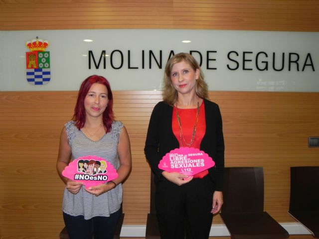 La campaña #NOesNO del Ayuntamiento de Molina de Segura lucha contra las agresiones sexuales en fiestas