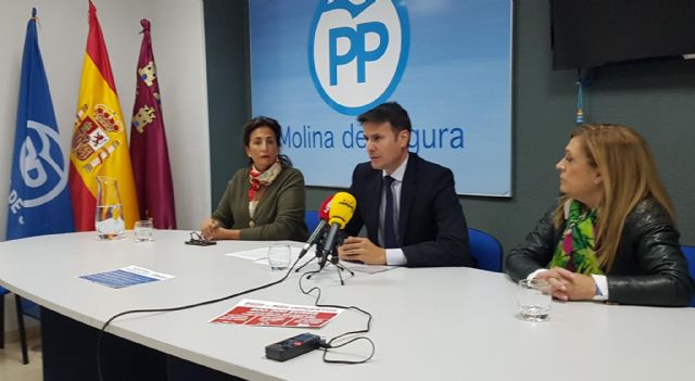 El PP de Molina de Segura denuncia la subida de impuestos, de 800.000€ al año, realizada por el Equipo de Gobierno del PSOE