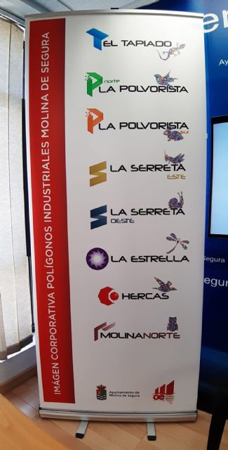 Un asociado de ASECOM crea la nueva imagen corporativa de los polígonos industriales de Molina de Segura