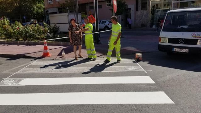 El Ayuntamiento de Molina de Segura invierte 60.000 euros en actuaciones de mejora de la seguridad vial en el entorno de centros educativos