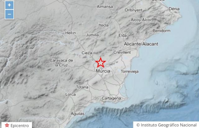 Terremoto de magnitud de 3.0 profundidad de 7 siendo el epicentro en Molina de Segura