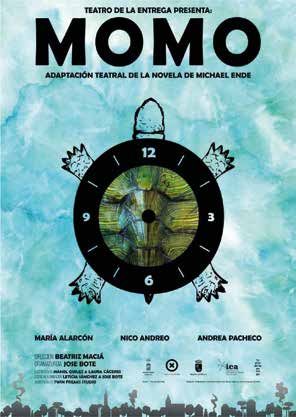 La compañía murciana Teatro de la Entrega presenta el espectáculo MOMO en el Teatro Villa de Molina el miércoles 14 de febrero