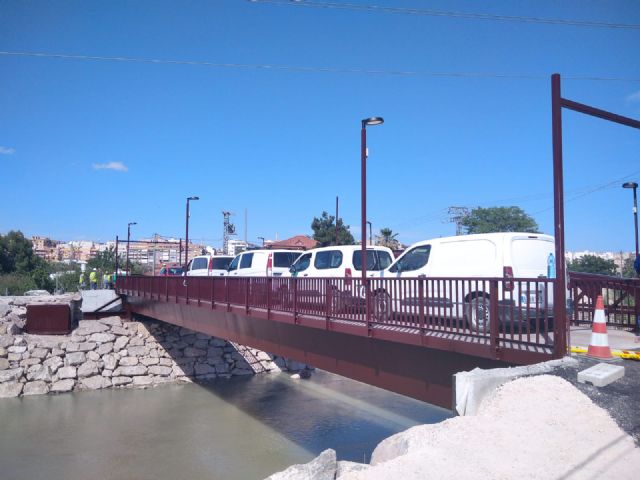 Entra en servicio HOY VIERNES 12 de mayo el puente de El Paraje sobre el río Segura, que une los municipios de Molina de Segura y Alguazas, tras la finalización de las obras de reparación