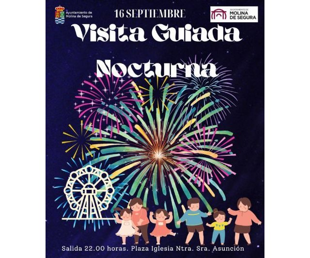 Visita guiada gratuita nocturna el viernes en Molina de Segura