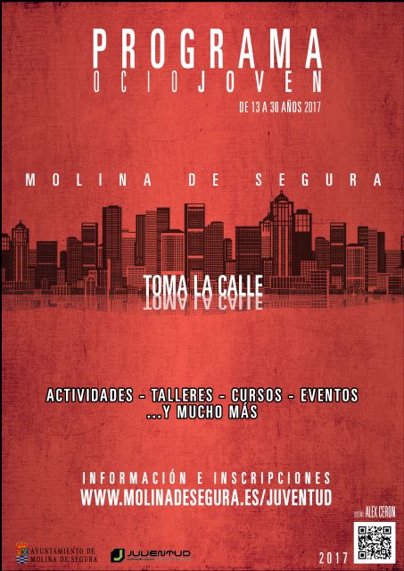 La Concejalía de Juventud de Molina de Segura pone en marcha el Programa Ocio Joven TOMA LA CALLE 2017