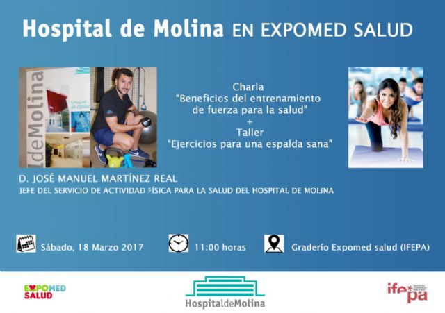 El Hospital de Molina promueve la salud en Expomed Salud