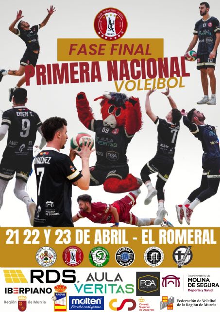 Molina de Segura celebra la Fase Final de Primera División Nacional Masculina de Voleibol del 21 al 23