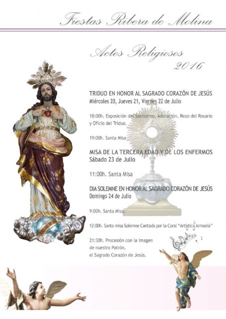 La pedanía de La Ribera de Molina celebra sus Fiestas Patronales del 15 al 25 de julio