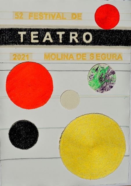 Carmen Baena, autora del cartel anunciador del 52 Festival de Teatro de Molina de Segura 2021