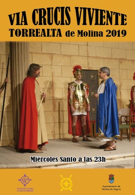 El Vía Crucis Viviente de La Torrealta de Molina se representa el Miércoles Santo 17 de abril