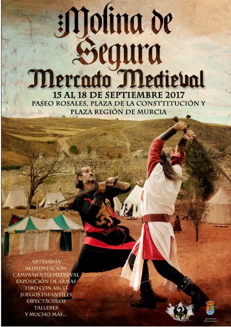 Molina de Segura contará con un Mercado Medieval del 15 al 18 de septiembre, durante las Fiestas Patronales