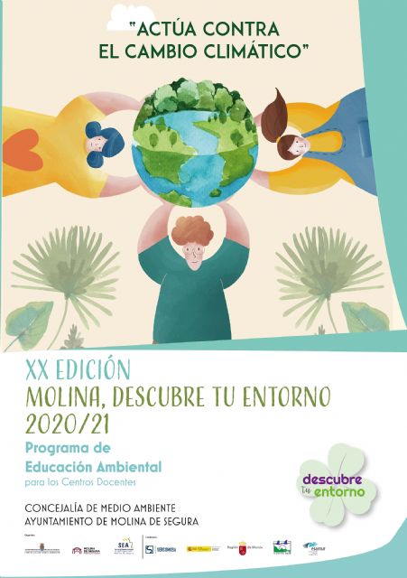 El Ayuntamiento de Molina de Segura presenta la vigésima edición del Programa de Educación Ambiental Molina, Descubre tu entorno