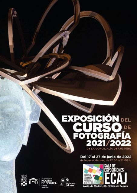 El Espacio de Creación Artística Joven de Molina de Segura acoge la exposición colectiva del Curso de Fotografía 2021-2022 de la Concejalía de Cultura del 17 al 27 de junio