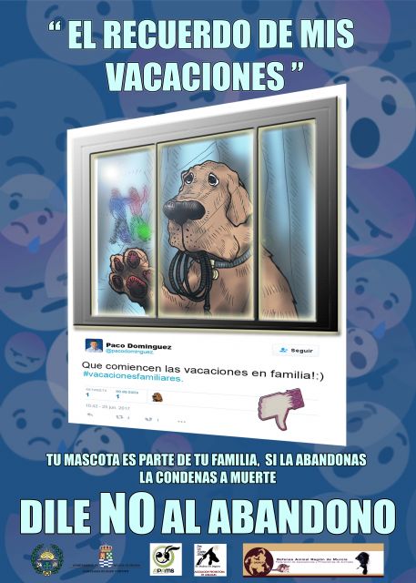 El Ayuntamiento de Molina de Segura presenta una nueva campaña de sensibilización contra el abandono de animales