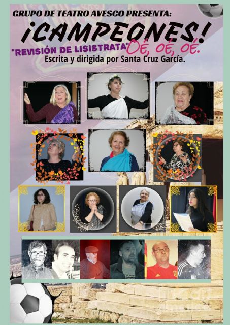 El Grupo de Teatro AVESCO representa ¡CAMPEONES! el sábado 19 de octubre en el Teatro Villa de Molina