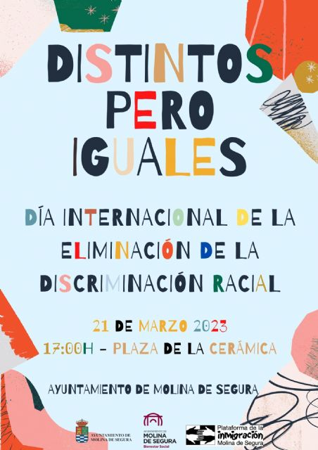 Molina de Segura celebra el martes 21 de marzo la primera Jornada por el Día Internacional de la Eliminación de la Discriminación Racial