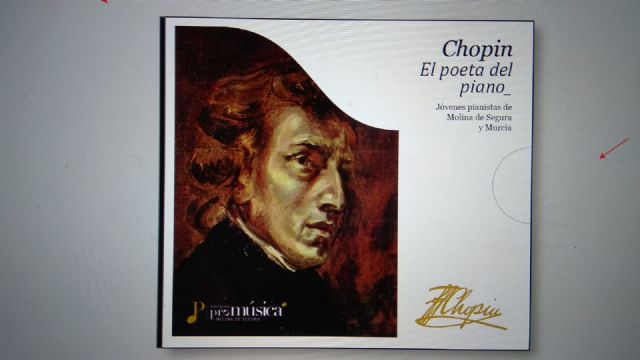 La Gala de Presentación del CD CHOPIN, EL POETA DEL PIANO se celebra el viernes 23 de noviembre en el Teatro Villa de Molina