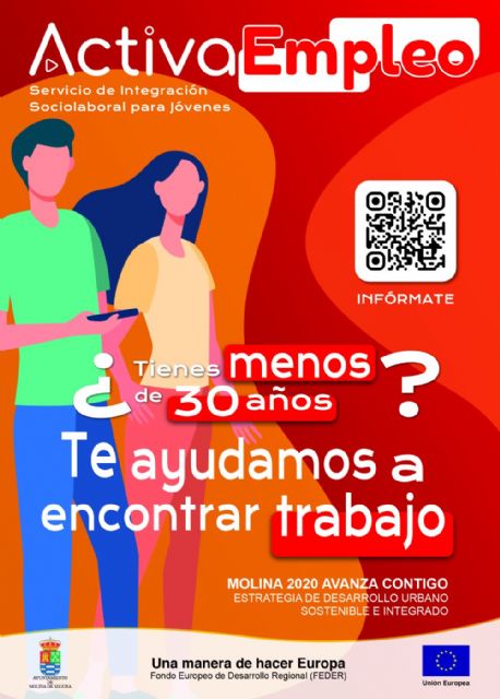 La Concejalía de Juventud de Molina de Segura pone en marcha la nueva web del Servicio de Integración Sociolaboral para Jóvenes ACTIVAEMPLEO