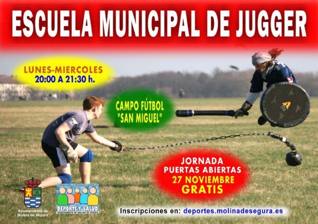 La Concejalía de Deporte y Salud y la Federación de Jugger de la Región de Murcia ponen en marcha la Escuela Municipal Juvenil de Jugger