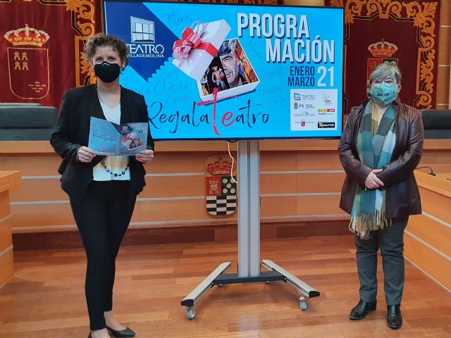 El Teatro Villa de Molina programa 25 espectáculos de enero a marzo de 2021 bajo el lema Regala Teatro