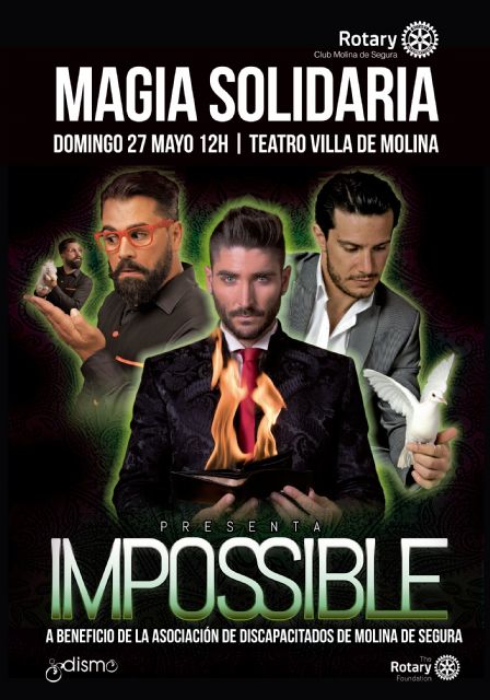 David Climent, Mag Malastruc y Lauturu presentan el espectáculo IMPOSSIBLE: CREERÁS EN LA MAGIA el domingo 27 de mayo en el Teatro Villa de Molina