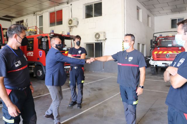 El parque de bomberos de Molina de Segura atiende una de cada cinco incidencias del Consorcio