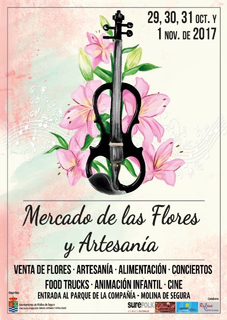 El Mercado de las Flores y Artesanía de Molina de Segura se celebra del 29 de octubre al 1 de noviembre
