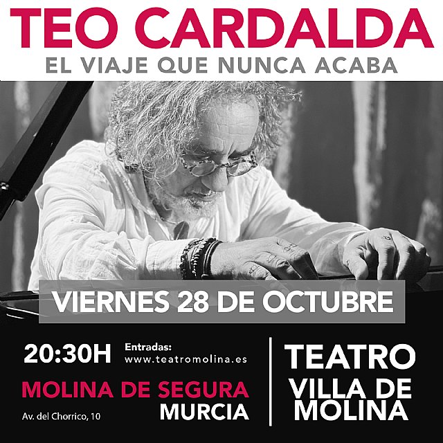 Teo Cardalda en directo en Molina de Segura