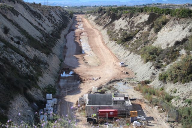La CHS acomete el tramo final de las obras de reparación del falso túnel de Los Valientes del Postrasvase Tajo-Segura en Molina de Segura