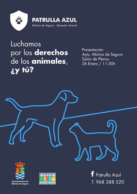 Molina de Segura pone en marcha la primera Patrulla Azul de Bienestar Animal de la Región de Murcia