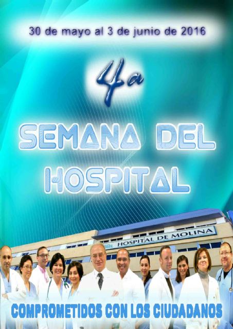 El Hospital de Molina presenta la 4ª Semana del Hospital y recibe un reconocimiento institucional del Ayuntamiento de Molina de Segura