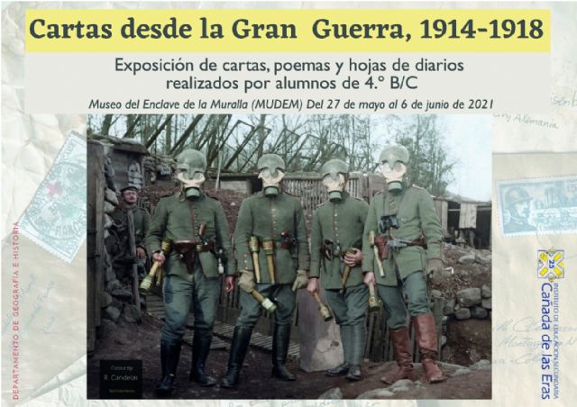 Alumnado del IES Cañada de las Eras de Molina de Segura revive los horrores de la I Guerra Mundial