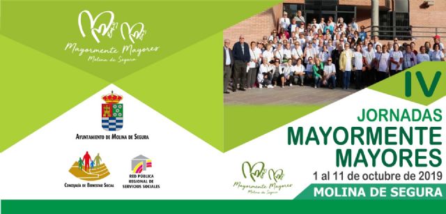 Las actividades de las IV Jornadas Mayormente Mayores de Molina de Segura se desarrollan del 1 al 11 de octubre