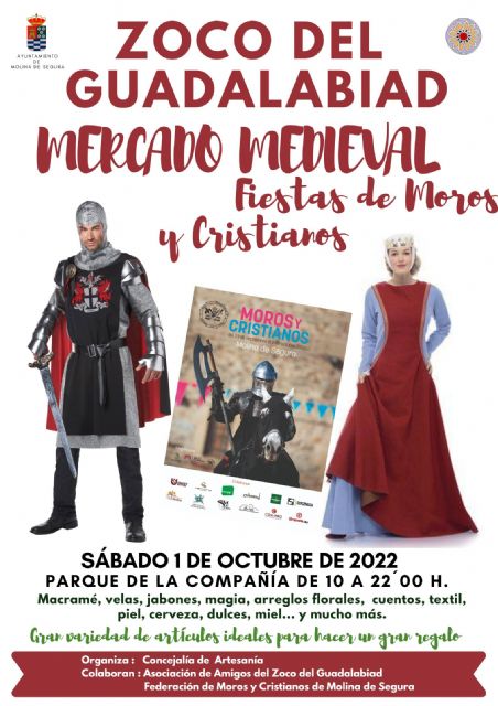 El Zoco del Guadalabiad de Molina de Segura celebra una edición especial medieval con las Fiestas de Moros y Cristianos