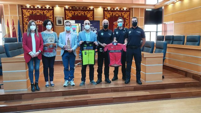 Recepción a cuatro agentes de Policía Local de Molina de Segura por su logros en el XXIII Campeonato de España de Mountain Bike para Policías Locales