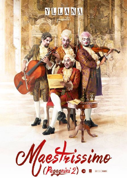 Producciones Yllana presenta el musical MAESTRISSIMO (PAGAGNINI 2) el sábado 30 de abril en el Teatro Villa de Molina