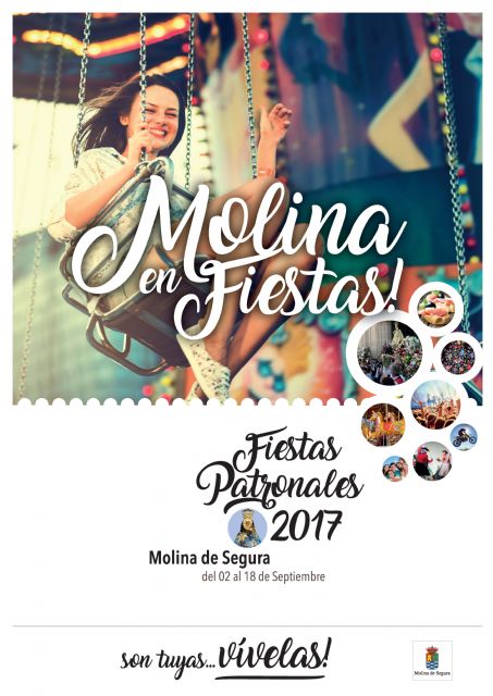 Las Fiestas Patronales 2017 de Molina de Segura se celebran del 2 al 18 de septiembre con una oferta más plural