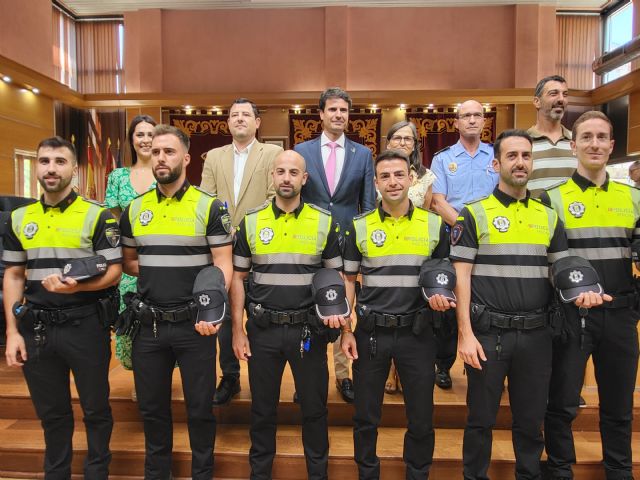 El Ayuntamiento de Molina de Segura aumenta su plantilla de Policía Local con seis nuevos agentes