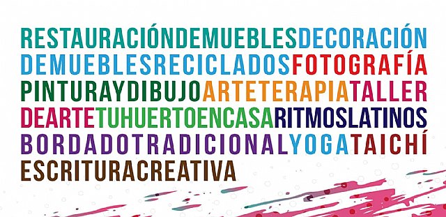 La Concejalía de Cultura de Molina de Segura ofrece un  amplio programa de Cursos y Talleres online para los meses de noviembre y diciembre de 2020