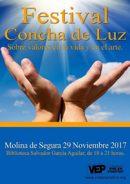 Molina de Segura acoge este año el Festival Concha de Luz sobre valores en la vida y en el arte el miércoles 29 de noviembre