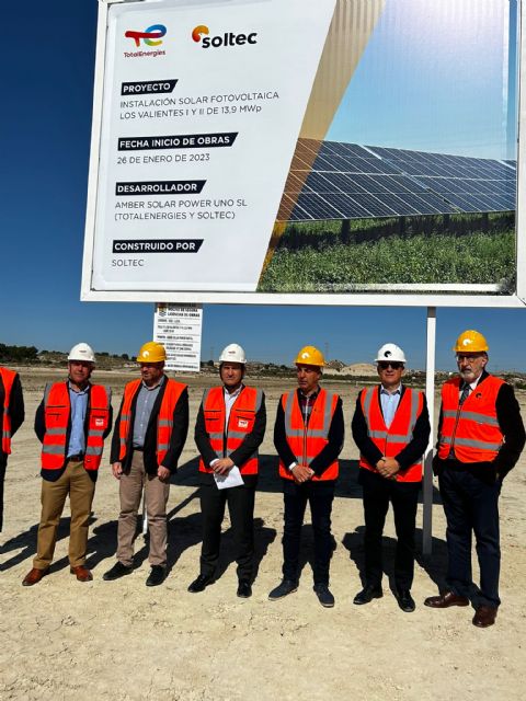 Acto primera piedra de nueva planta fotovoltaica en Molina de Segura