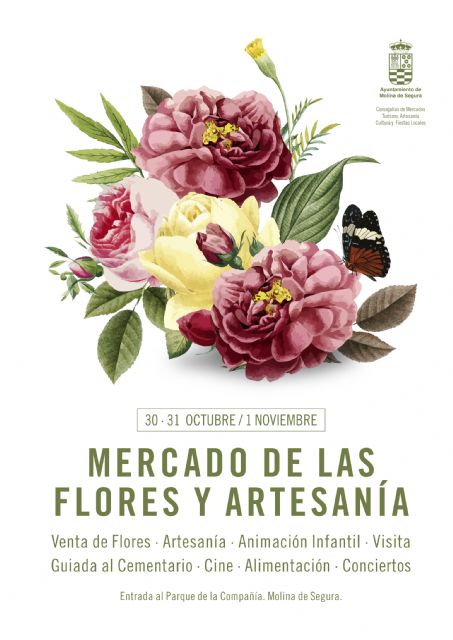 Molina de Segura acoge el Mercado de las Flores y Artesanía 2018 del 30 de octubre al 1 de noviembre