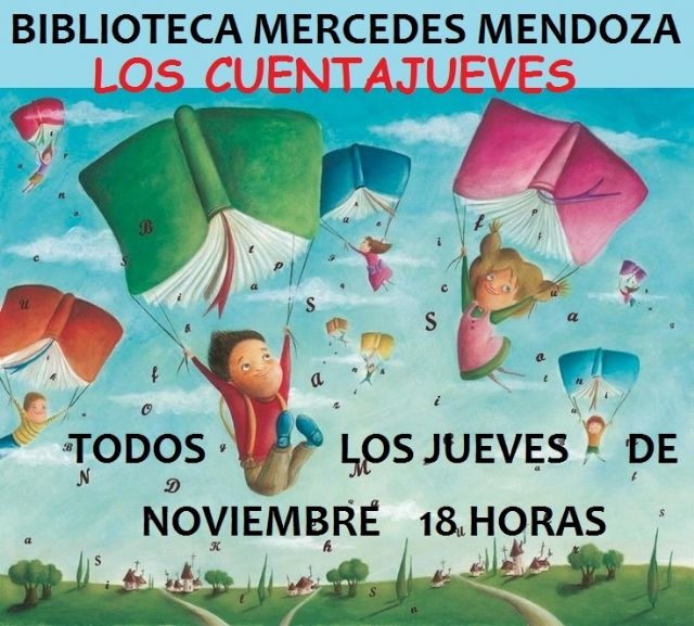 Noviembre, un mes de cuentacuentos en las bibliotecas Salvador García Aguilar y Mercedes Mendoza de Molina de Segura