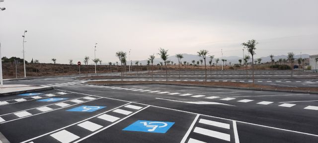 Inaugurado el nuevo aparcamiento disuasorio Molina Norte, ubicado junto a la Avenida Gutiérrez Mellado, en el Barrio de San José  Los Ángeles