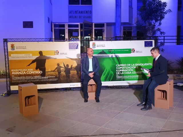 Inauguración de las obras de rehabilitación y eficiencia energética del Ayuntamiento de Molina de Segura